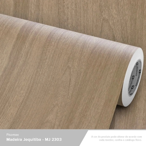 Adesivo para Piso Madeira Jequitibá MJ2303 - 1,22m largura