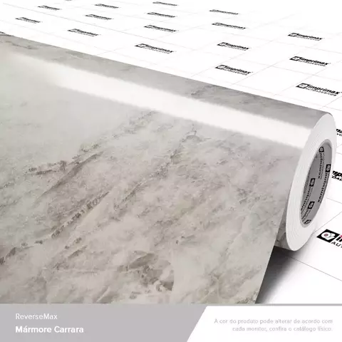 Adesivo para VIDRO Mármore Carrara - 1,22m largura - comprar online