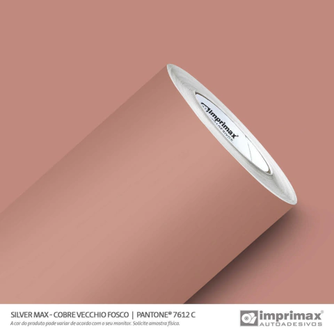 Adesivo Silver Max Cobre Vecchio Fosco - 1,22m largura