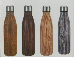 Garrafa Inox 480ml amadeirada