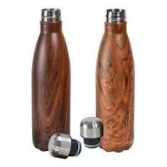 Garrafa Inox 480ml amadeirada - comprar online