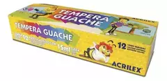 Tinta Guache 15ml Acrilex - 12 Cores - comprar online