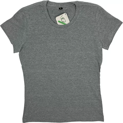 T-shirt Feminina Grafite Basic 100% Algodão