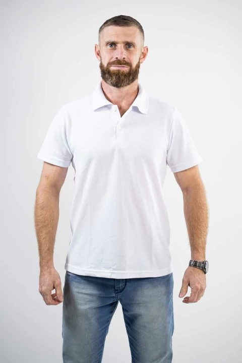 Polo Kruger's 50x50 Masc Branco