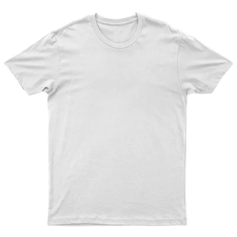 T-Shirt Camiseta Branca 100%Algodao Premium Sustentável Menegotti