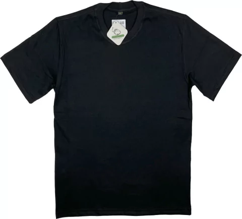 Camiseta Oversized Preta 100%Algodao Premium Sustentável Menegotti