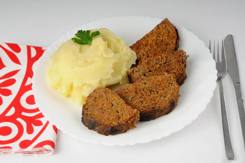 Pan de carne con puré