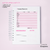 Agenda Permanente Rosa - Com data - comprar online