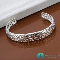 Pulseira de Prata 925 com detalhes em arabesco - comprar online