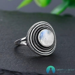 Anel de Prata 925 Pedras Naturais Variadas - comprar online