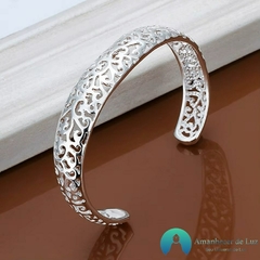 Pulseira de Prata 925 com detalhes em arabesco na internet