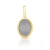 Pingente oval cristal facetado médio - comprar online