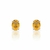 Brinco prata 925 oval pedras naturais - comprar online