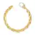 Pulseira folheada maleável com zircônia