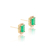 Brinco retangular com cristal fusion - comprar online
