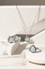 Anel folheado com cristal Ice Blue - loja online