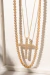 Colar riviera dourado com zircônia branca na internet