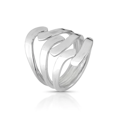 Anel prata trabalhado - comprar online