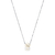 Colar prata ponto de luz com moissanite redonda - comprar online