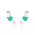 Brinco earcuff prata pérola e cristais - comprar online
