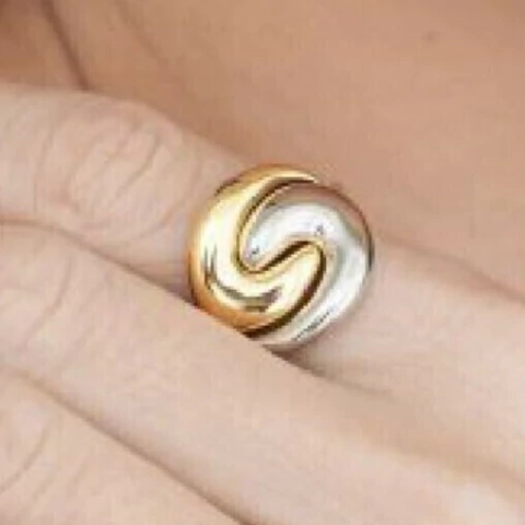 Anel folheado duplo - comprar online