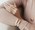 Bracelete liso folheado - comprar online