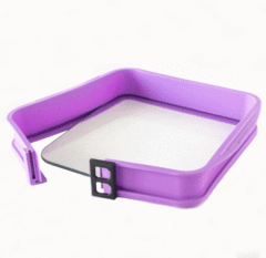 MOLDE CUADRADO CON BASE DESMONTABLE