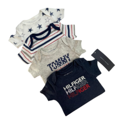 body-manga-curta-tommy-hilfiger-kit-4-pecas