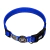 Coleira para cachorro Premium com Qr Code Classic Azul M Multipatas