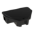 Porta isca preto com chave plástica, ideal para uso em ambientes externos.