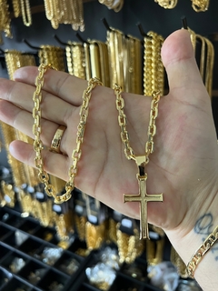 Cadeado 7mm fecho canhão e Cruz templário M - comprar online