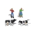 Imagem do Vacas, Boi e Cavalinhos 1:87 H=1,5 A 2cm Maquete Fazendinha HO
