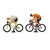 Ciclistas 1:87 Miniaturas Bicicleta - Esc 1/87 Ho na internet