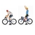 Ciclistas 1:87 Miniaturas Bicicleta - Esc 1/87 Ho - City3d