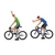 Ciclistas 1:87 Miniaturas Bicicleta - Esc 1/87 Ho - loja online