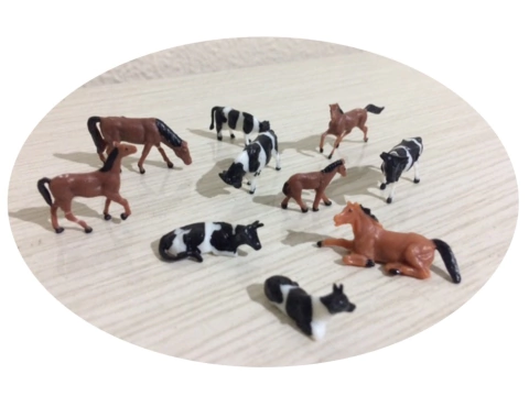 Cavalinhos Escala Ho 1/87 Maquetes E Terrário 1:87