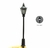 6 ou 10 Postinhos Colonial Jardim H=7cm Led 3v escala de 1:30 a 1:75 na internet