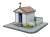 Igrejinha Capela Escala 1:87 - Maquete Escala - Ho, Papel Já Montada - comprar online