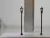 10 Poste Luz Branco Quente H=7,5cm 3 volts - City3d