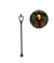 10 Poste Luz Branco Quente H=7,5cm 3 volts
