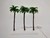 6 Palmeiras H=12,0cm Escala de 1:25 a 1:100 Maquete Arquitetura - City3d