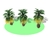 3 ou 6 Palmeiras JARDIM 3cm a 8,5cm na internet