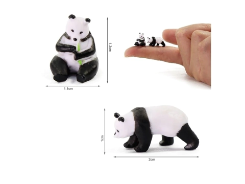 Mini Animais 1:87 Safari Zoológico pequenos, maquetes, dioramas e terrário - City3d