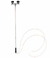 Imagem do Poste Refletor H=11,5cm Com 2 Led 3volts Maquete 1:87 1:75 1:100