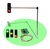 1 Semaforo Farol 3 Cores Led 3volts