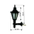 2 ou 4 Luminarias de parede diversas Escalas - comprar online