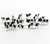 Vaquinhas e Bois Esc. 1/87 altura de 1,5cm a 2cm