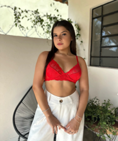Conjunto Agnes vermelho - comprar online