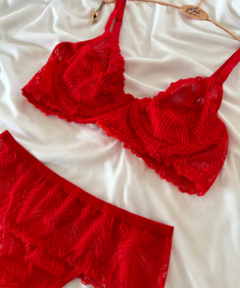 Conjunto Agnes vermelho - Menta Intimates