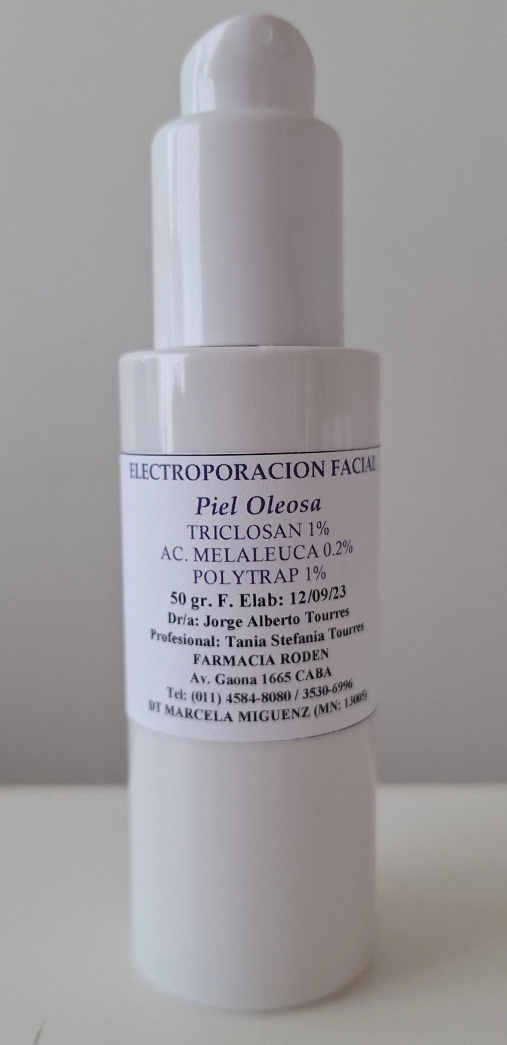 Electroporación PIEL OLEOSA
